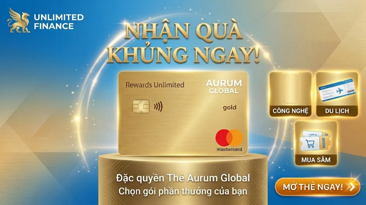 Thẻ Tín Dụng VIB Rewards Unlimited - Hoàn Tiền Không Giới Hạn