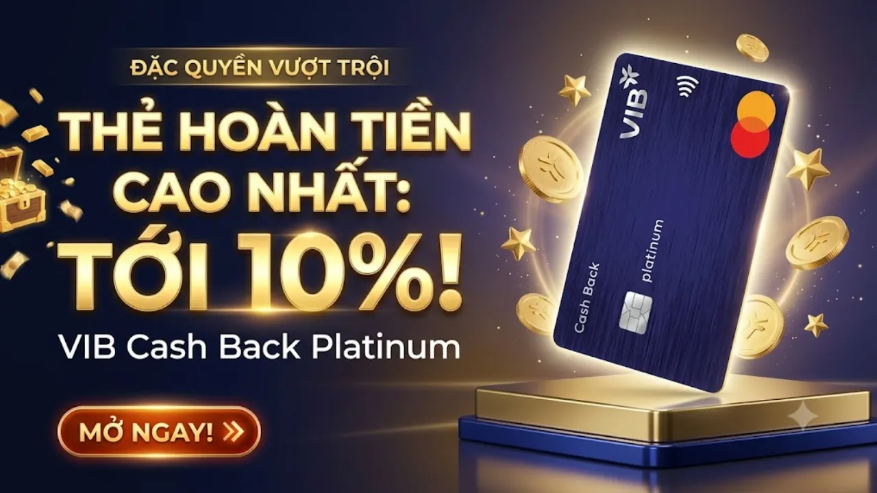 Thẻ Tín Dụng VIB Cash Back