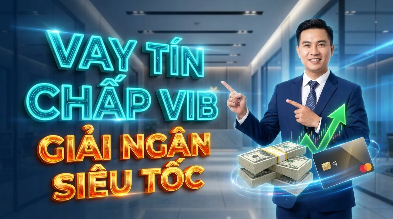 Vay Tín Chấp VIB Lên Đến 1 Tỷ Đồng - Lãi Suất Ưu Đãi, Giải Ngân Nhanh