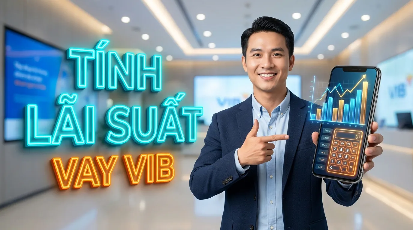 Công Cụ Tính Lãi Suất Vay Tín Chấp VIB Tự Động - Cập Nhật Mới Nhất