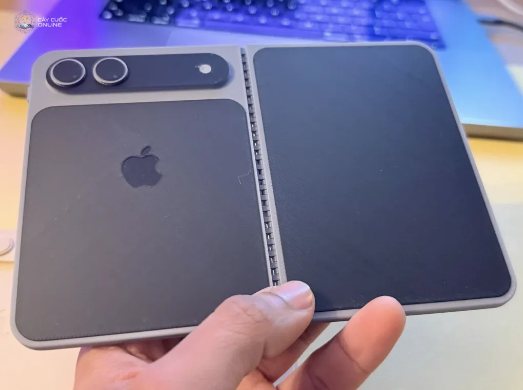 Mô hình được cho là iPhone Ultra. Ảnh: MakerWorld