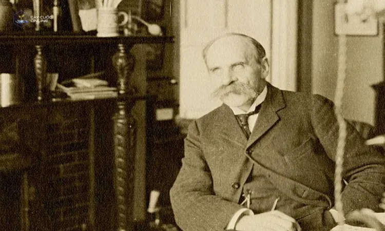 John Scott Haldane tại phòng thí nghiệm ở Oxford. Ảnh: Wikimedia Commons