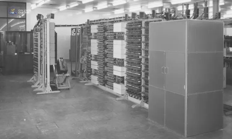Máy tính giải mã Colossus đóng vai trò quan trọng trong Thế chiến II. Ảnh: GCHQ