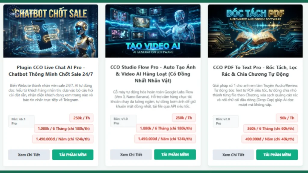 phần mềm tự động hóa mmo 3 Phần Mềm COO Team