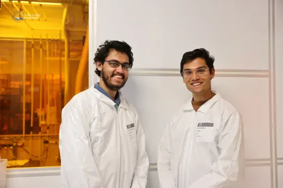 Discovered Materials founders Advaith Sridhar and Akash Ramdas